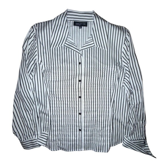 Set Of 2 Women’s Jones New York Signature Button Down Blouses Size XL - Picture 3 of 7